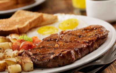 steak and eggs